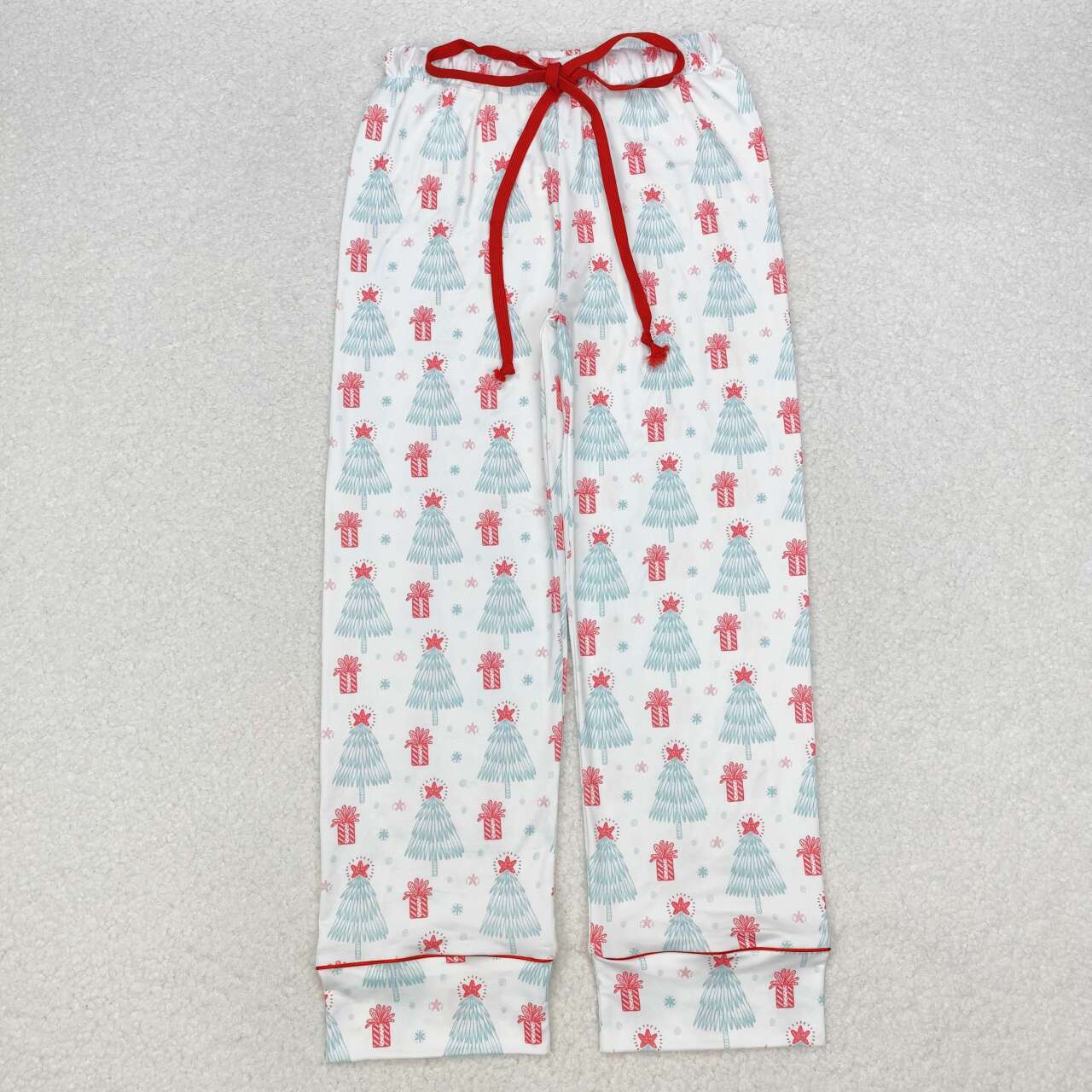 RTS NO MOQ ETA 5/7days arrived Christmas tree pattern adult trousers