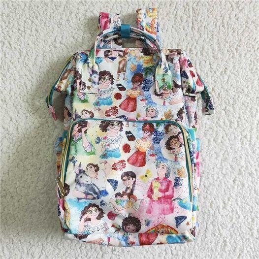 BA0003Full House Blue Backpack