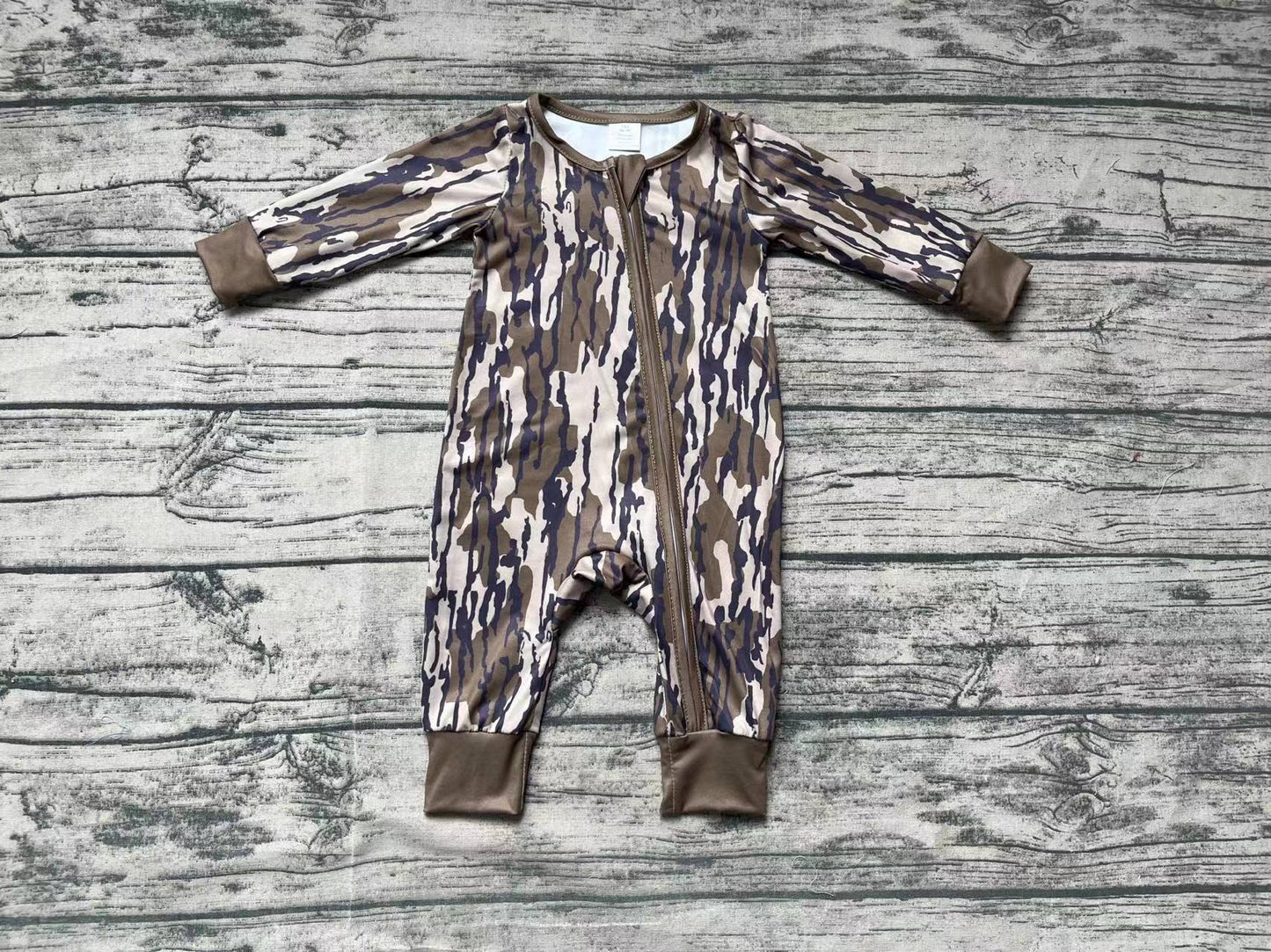 no moq sales LR1452 pre-order baby boys clothes camouflage long Sleeve Romper