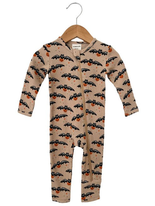 no moq sales LR1468 pre-order baby boys clothes bat long Sleeve Romper-2024.8.6