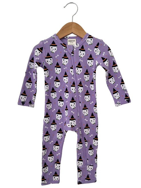 no moq sales LR1470 pre-order baby boys clothes purple long Sleeve Romper-2024.8.6