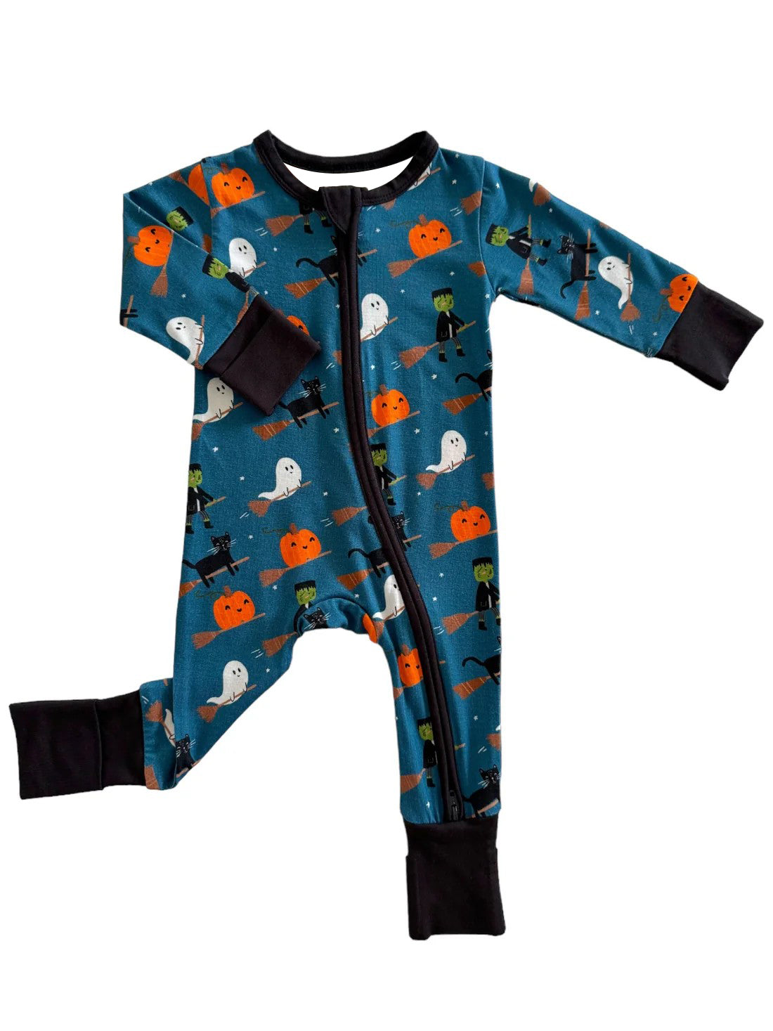 no moq sales LR1503 pre-order baby boys clothes pumpkin long sleeve Romper-2024.8.9