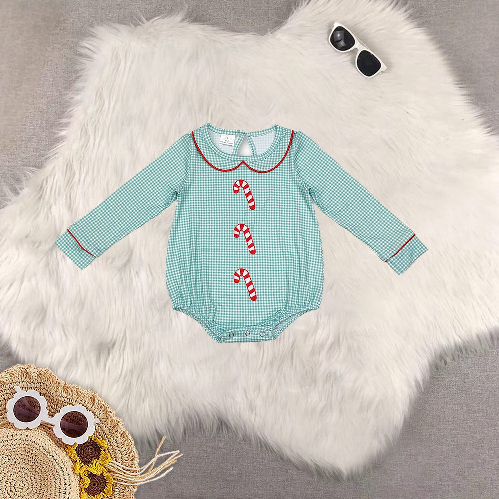 RTS NO MOQ Sibling baby girls baby boys clothes Christmas long-sleeved trousers suit & romper