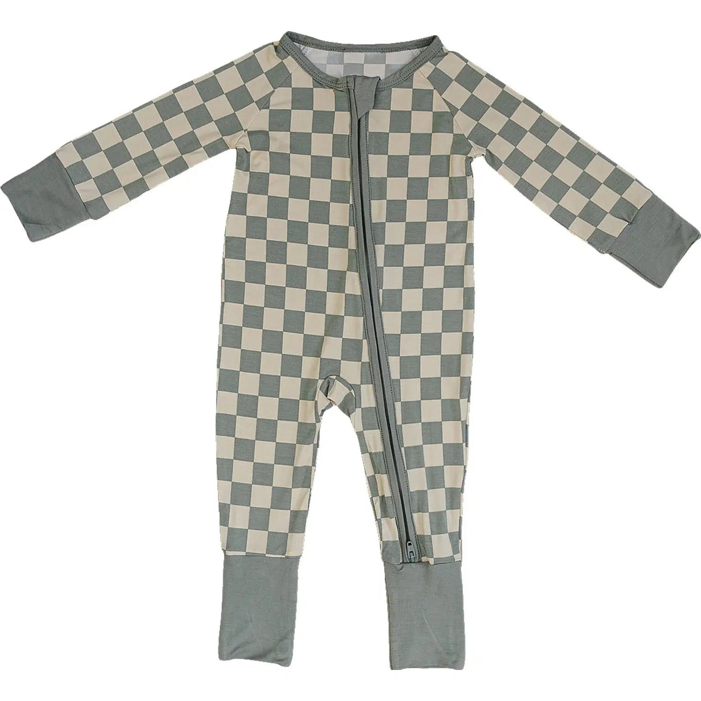 no moq sales LR1602 pre-order baby girls clothes plaid long Romper-2024.7.30