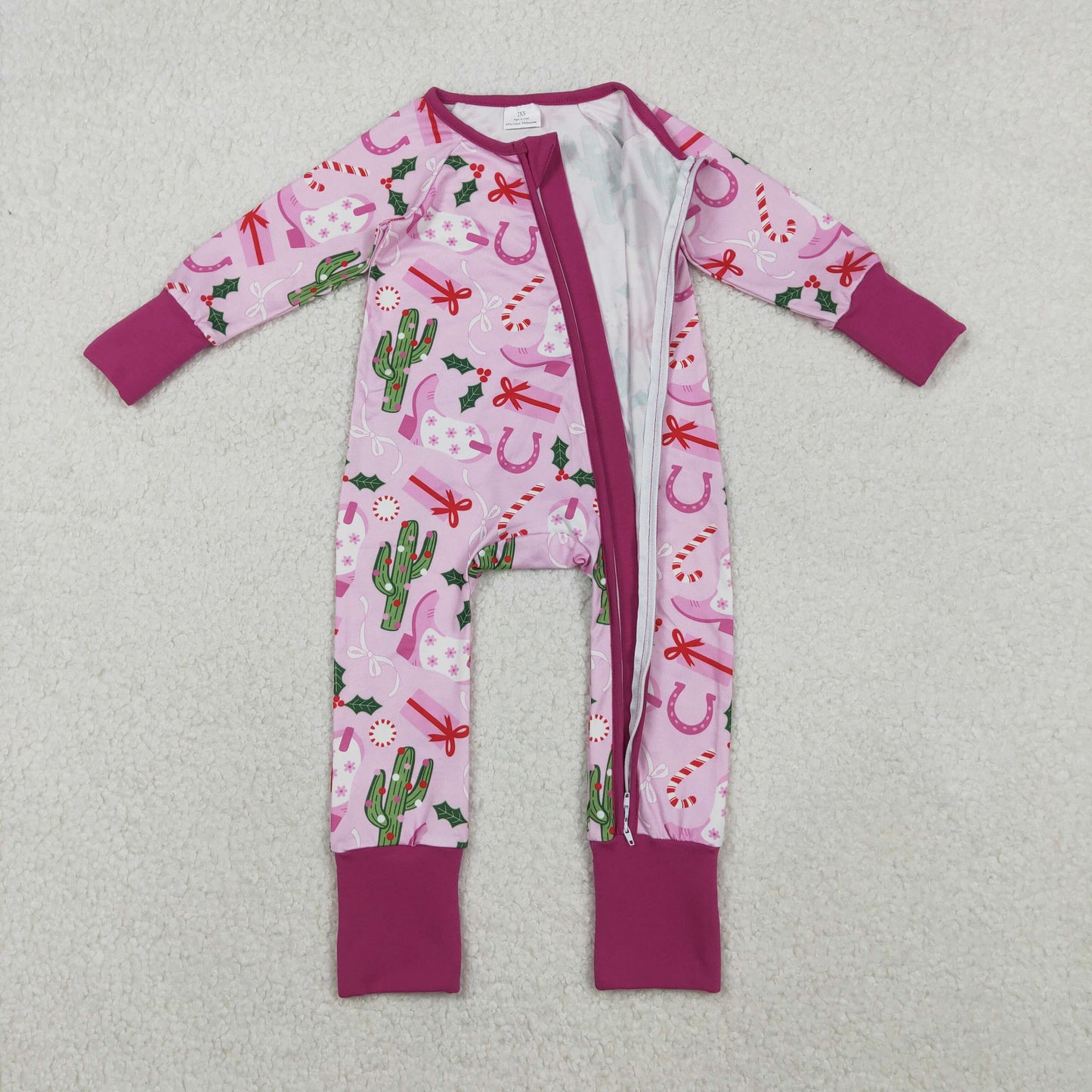 RTS NO MOQ Sibling Baby girls clothes Christmas long-sleeved trousers suit & rompers