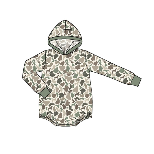 no moq sales LR1870 pre-order baby boys clothes camouflage hooded long sleeve Romper-2024.8.30