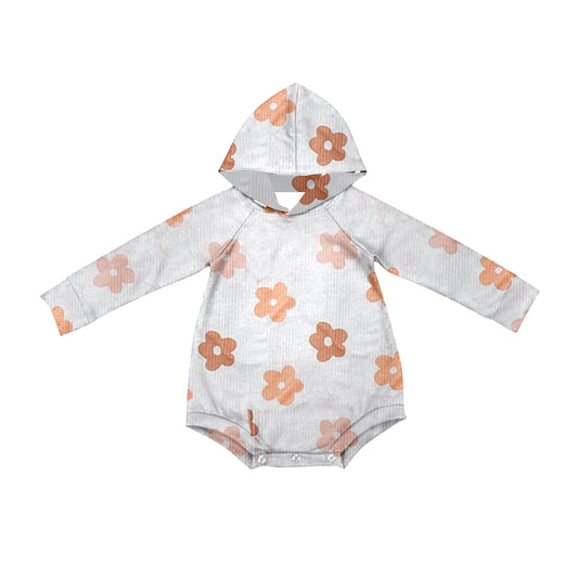 no moq sales LR1886 pre-order baby boys clothes flower long sleeve Romper-2024.9.2