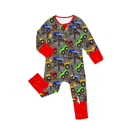 no moq sales LR2082 pre-order baby boys clothes cartoon long sleeve Romper-2024.10.9