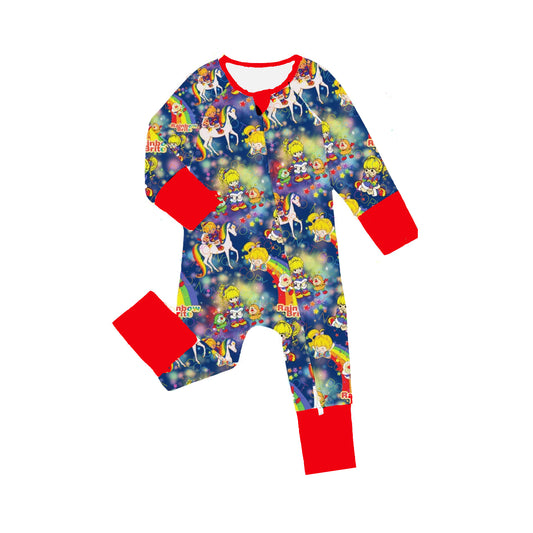 no moq sales LR2084 pre-order baby girls clothes cartoon long sleeve Romper-2024.10.9