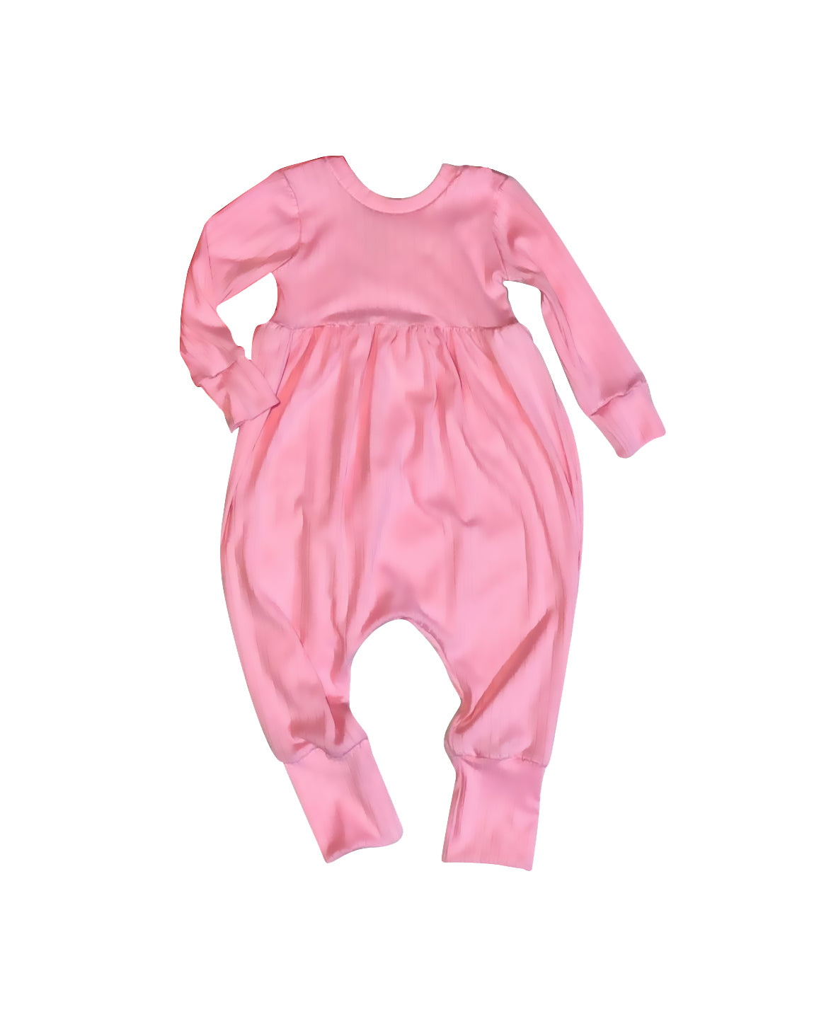 no moq sales LR2086 pre-order baby girls clothes pink long leeve Romper-2024.10.9