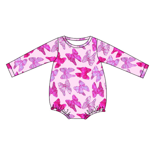 no moq sales LR2173 pre-order baby girls clothes long sleeve Romper-2024.12.9