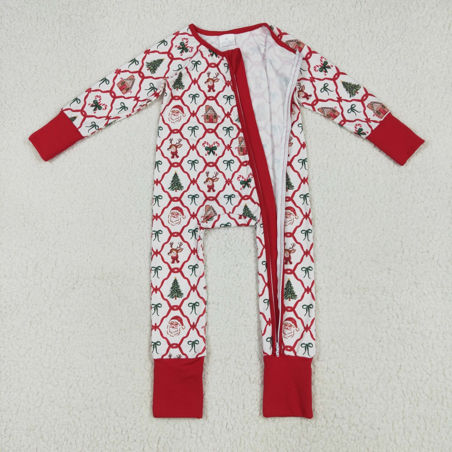 RTS NO MOQ Sibling Baby girls clothes Christmas long-sleeved trousers suit & romper and blanket