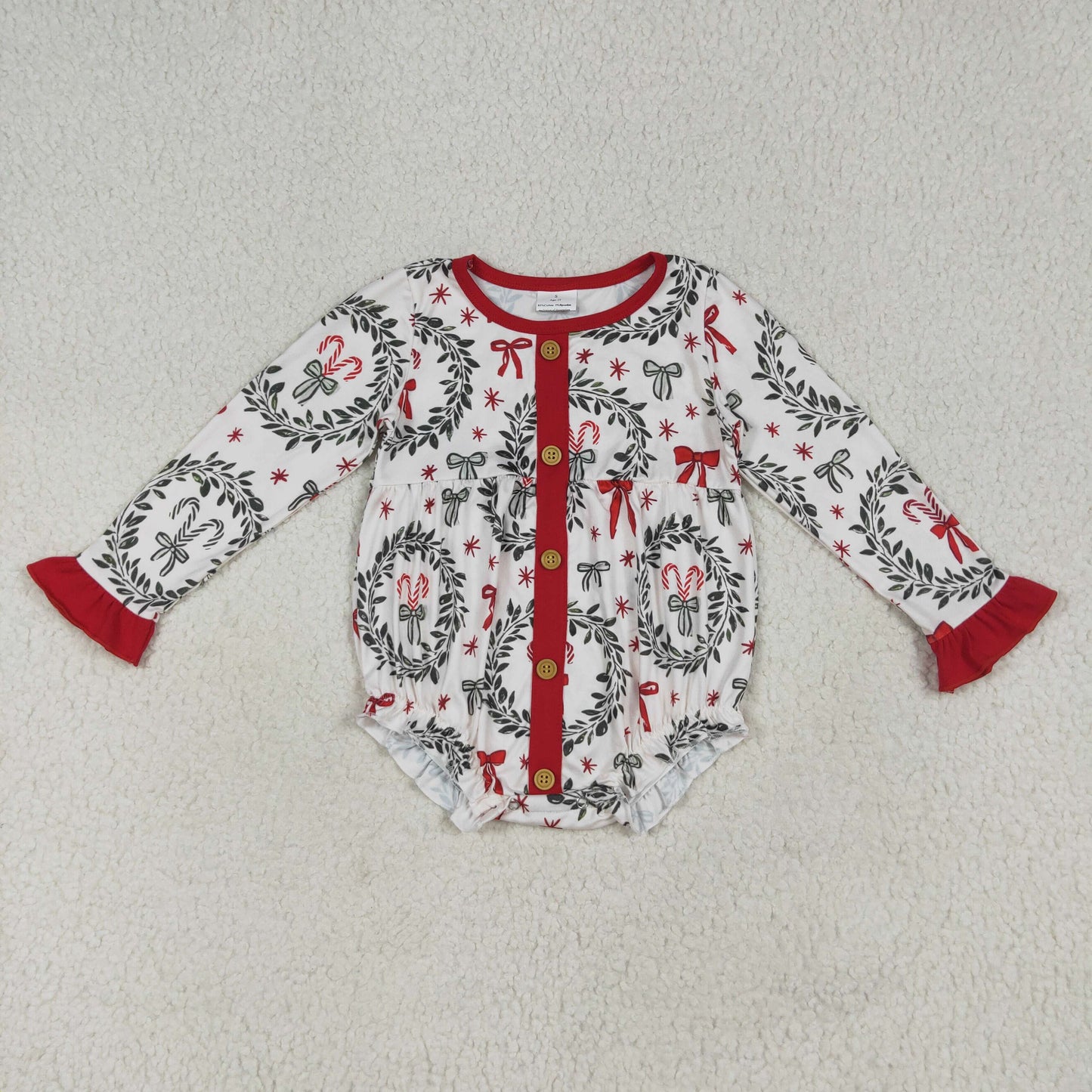 RTS Sibling baby girls clothes Christmas long Sleeve dress and rompers