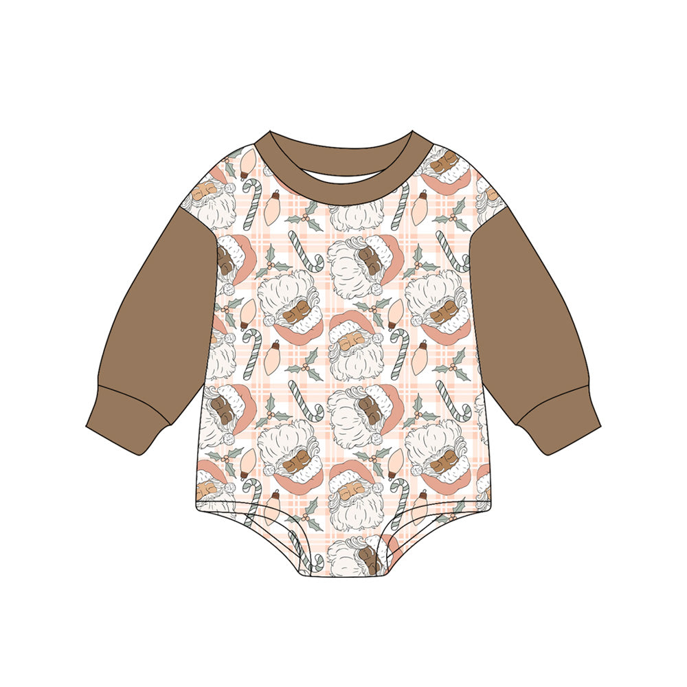 no moq LR2373 pre-order baby girl clothes Christmas long sleeve romper-2025.6.28