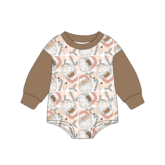 no moq LR2373 pre-order baby girl clothes Christmas long sleeve romper-2025.6.28