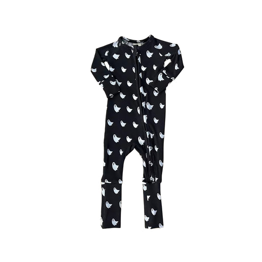 (Pre Order) No moq LR2396 pre-order baby boy clothes black long sleeve romper-2025.7.4