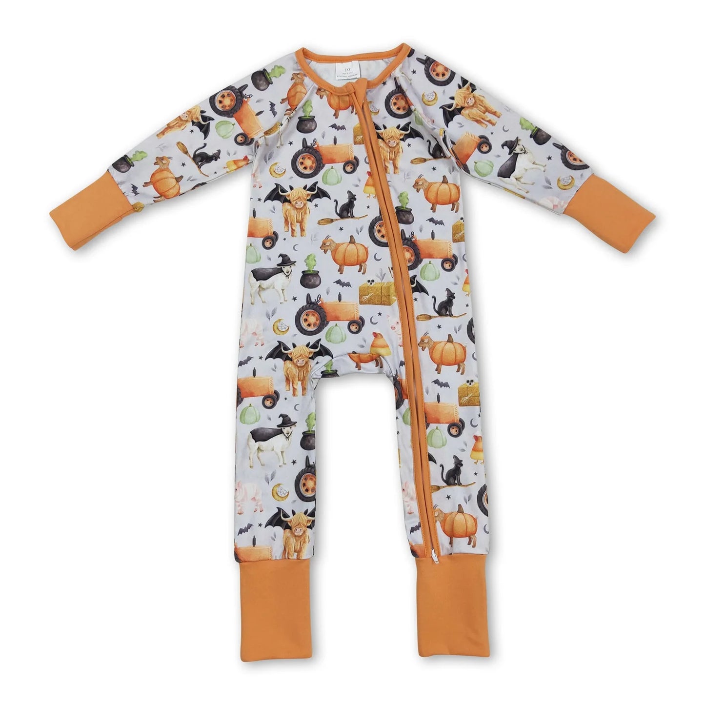 RTS NO MOQ Sibling Baby girls boy clothes Halloween long-sleeved rompers 7