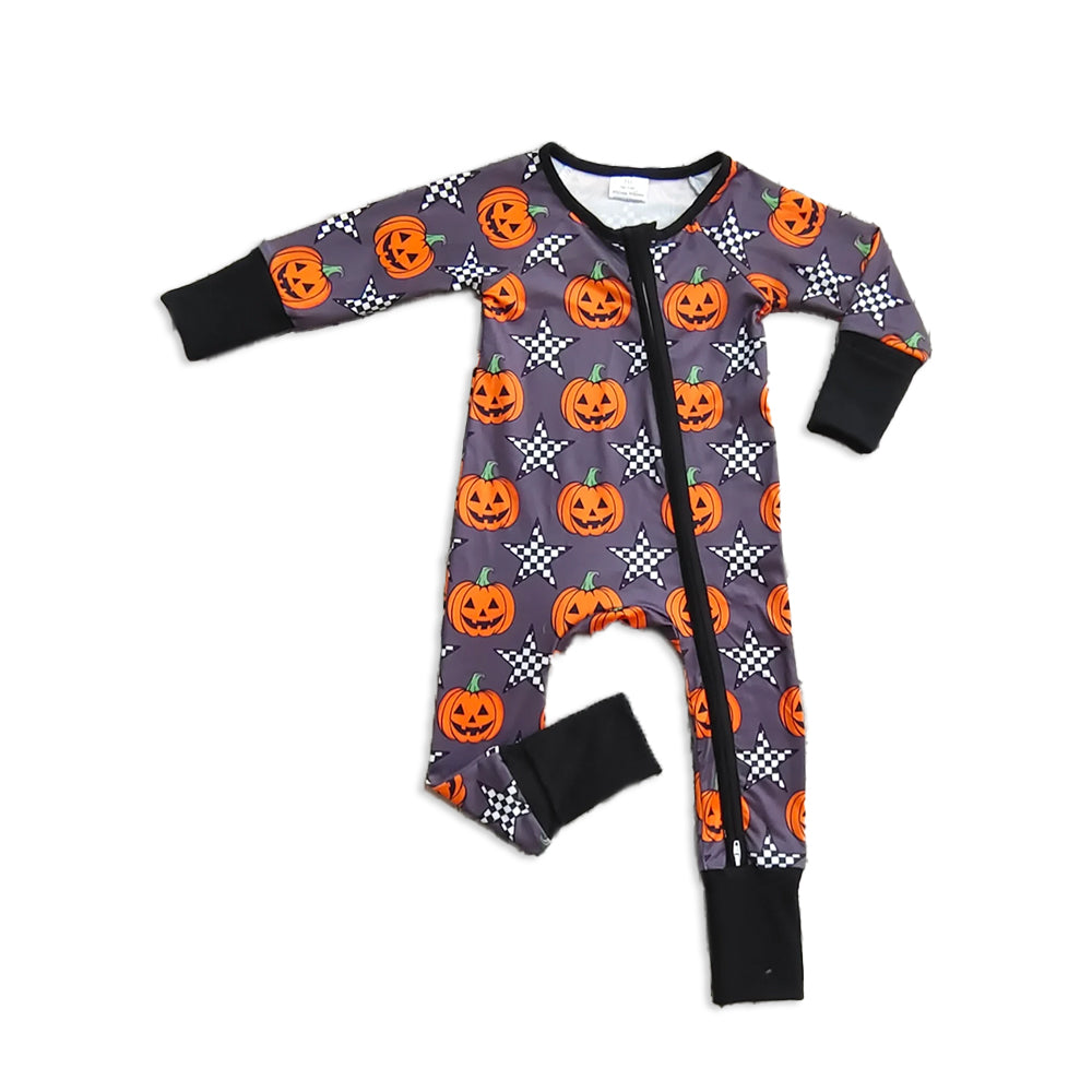 RTS NO MOQ Sibling Baby girls boy clothes Halloween long-sleeved rompers 4