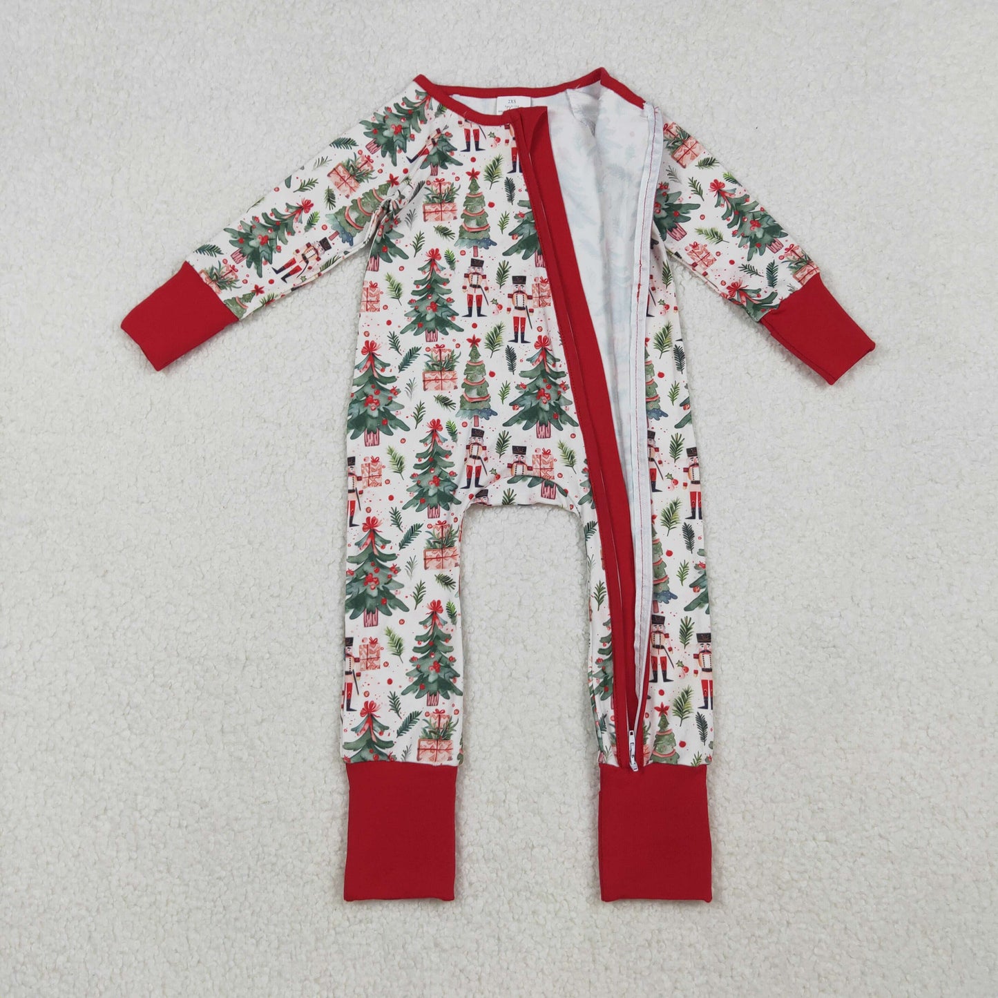 12/18m-7/8t RTS NO MOQ Sibling Baby boys clothes Christmas long sleeve pants sets and rompers