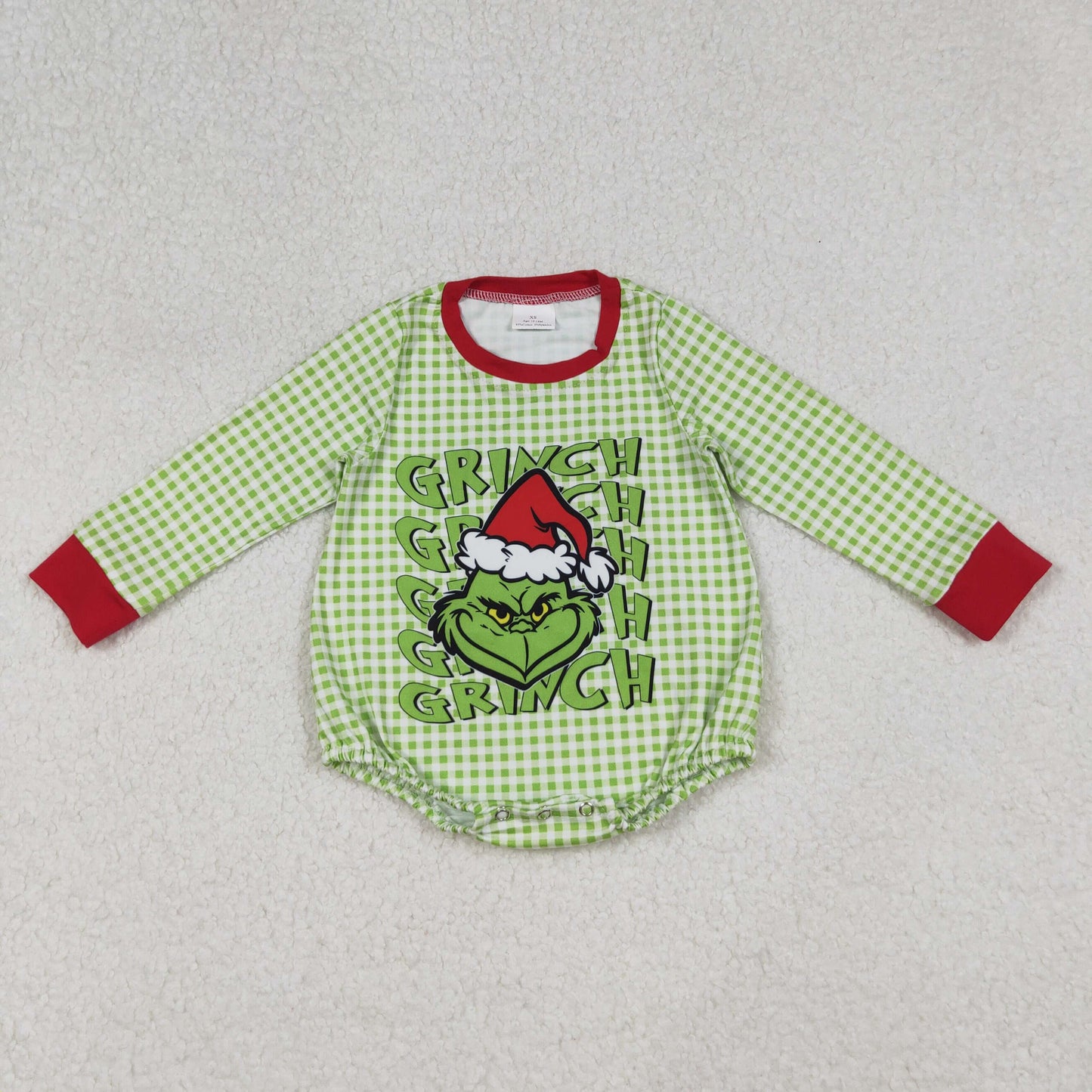 RTS NO MOQ Sibling Baby boys girl clothes Christmas cartoon long-sleeved rompers and top