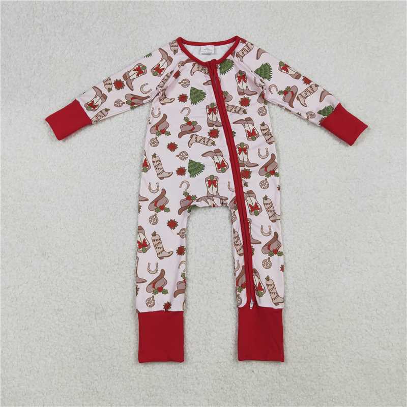 RTS Sibling baby girls clothes Christmas boot bow long Sleeve pants set and dress and rompers