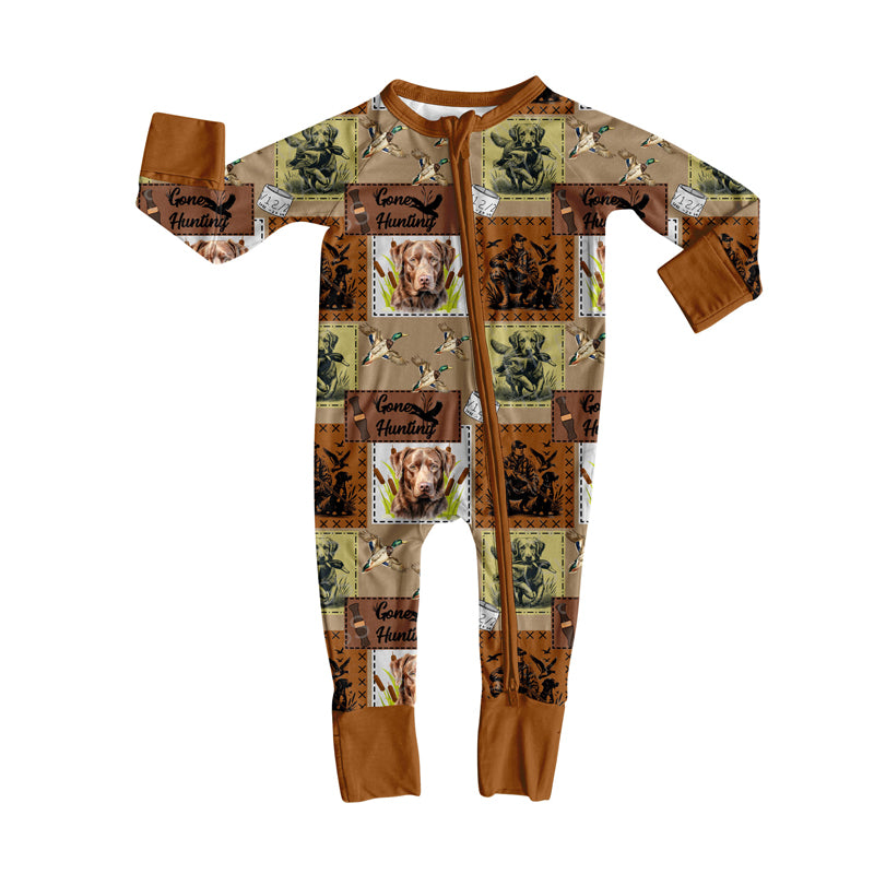 (Pre Order) No moq LR2628 pre-order baby boy clothes catcus duck long sleeve romper-2025.9.4
