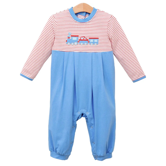 (Pre Order) No moq LR2707 pre-order baby boy clothes striped long sleeve romper-2025.9.22