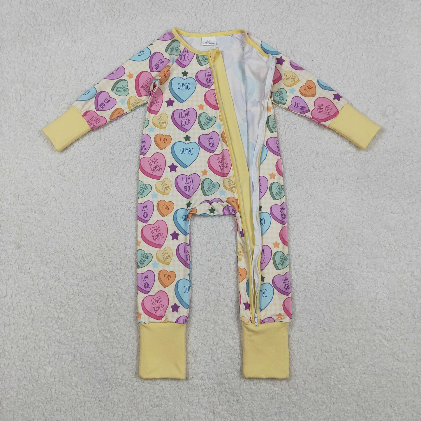 RTS NO MOQ Sibling Baby girls clothes Valentine long-sleeved trousers suit & rompers