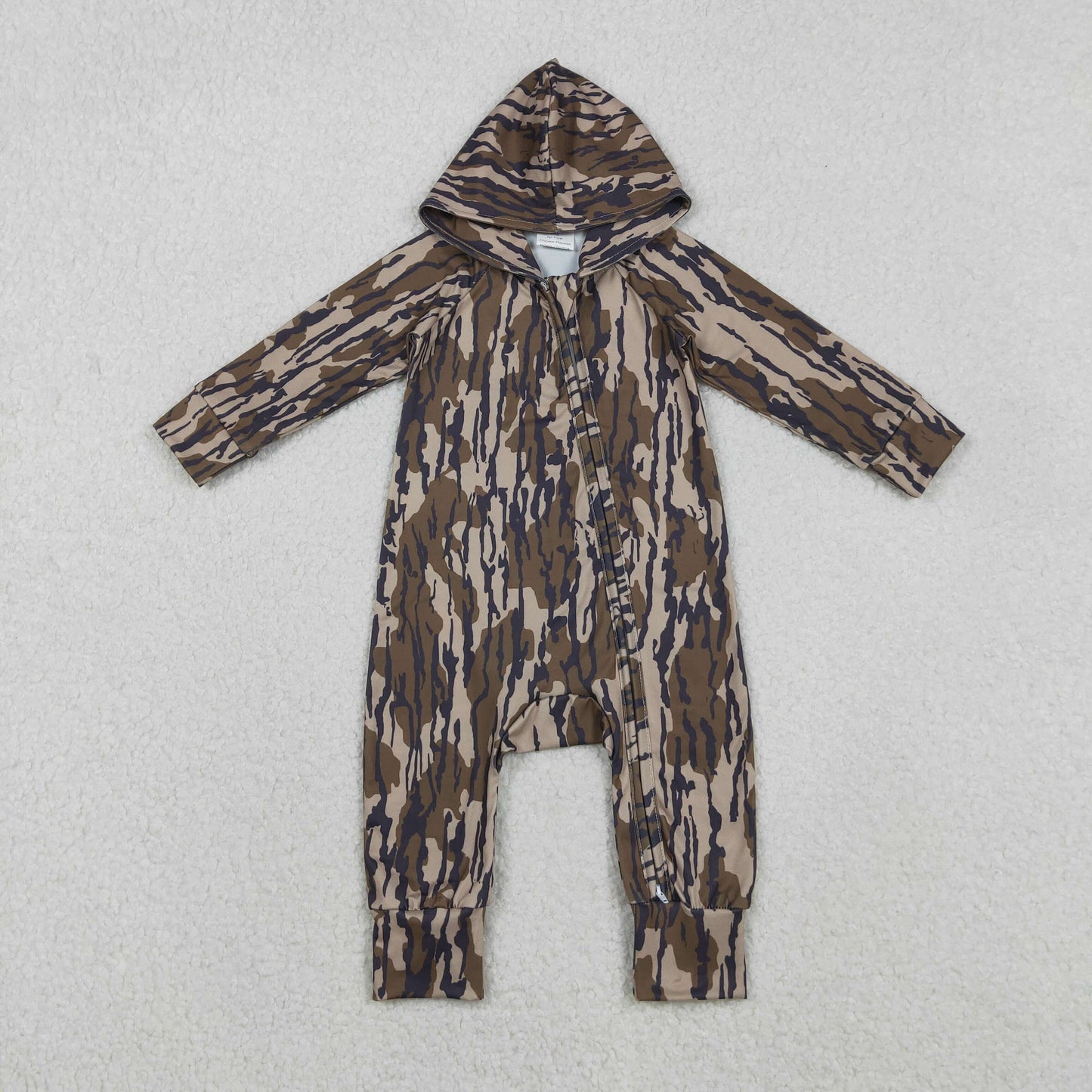RTS NO MOQ Sibling baby Boys clothes camouflage hooded long sleeve rompers