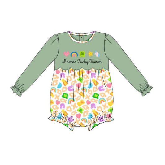 (Pre Order) No moq LR2929 pre-order baby girl clothes long sleeve romper-2025.11.18