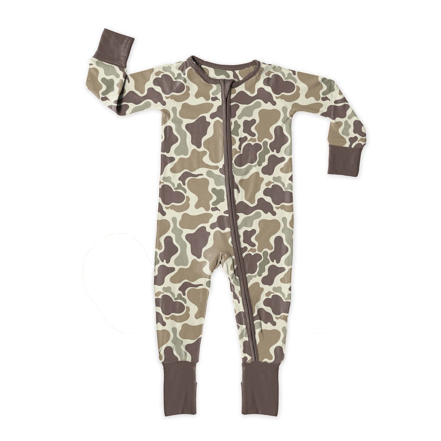 (Pre Order) No moq pre-order baby boy clothes camouflage long sleeve romper-2025.11.27