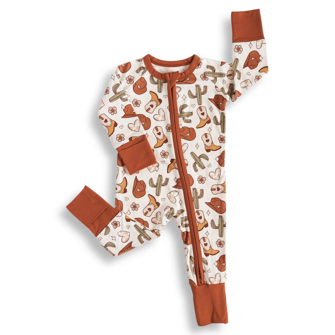 (Pre Order) No moq pre-order baby girl clothes boot hat floral love long sleeve romper-2025.11.29