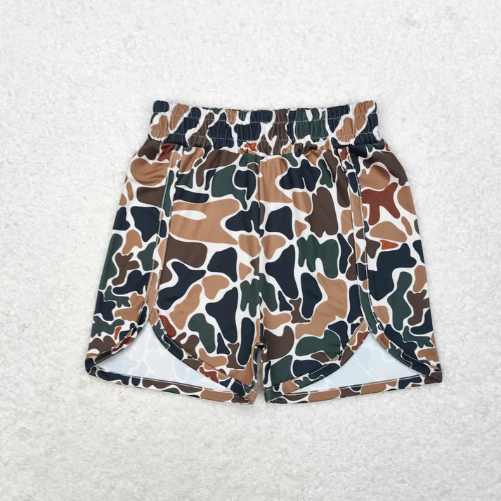 RTS Mommy And Me Family Sibling Brown Camo Summer Shorts Bottoms