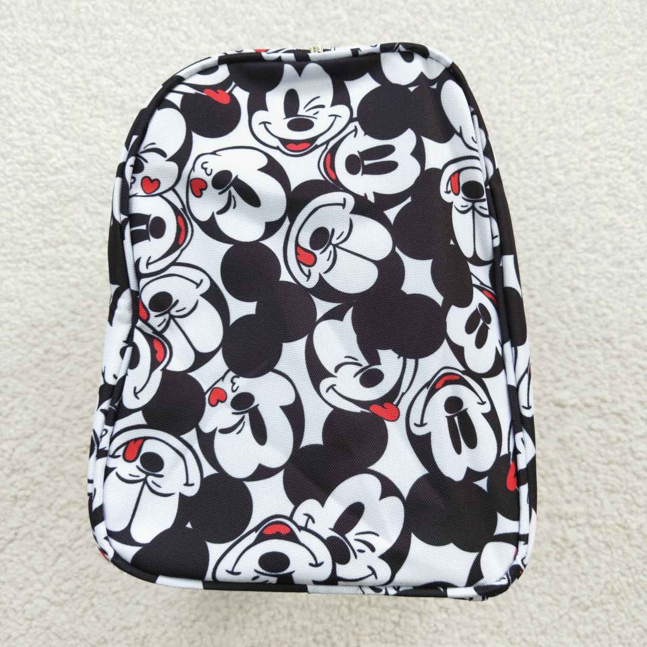 BA0132 Mickey Black and White Gym Bag