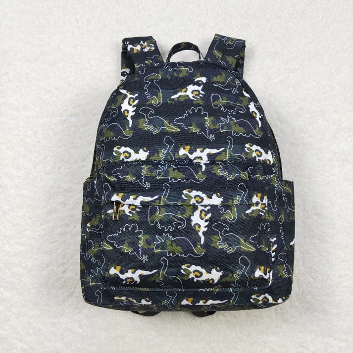 RTS NO MOQ Baby Kids Boys Sibling Brother Camo Backpacks Bags