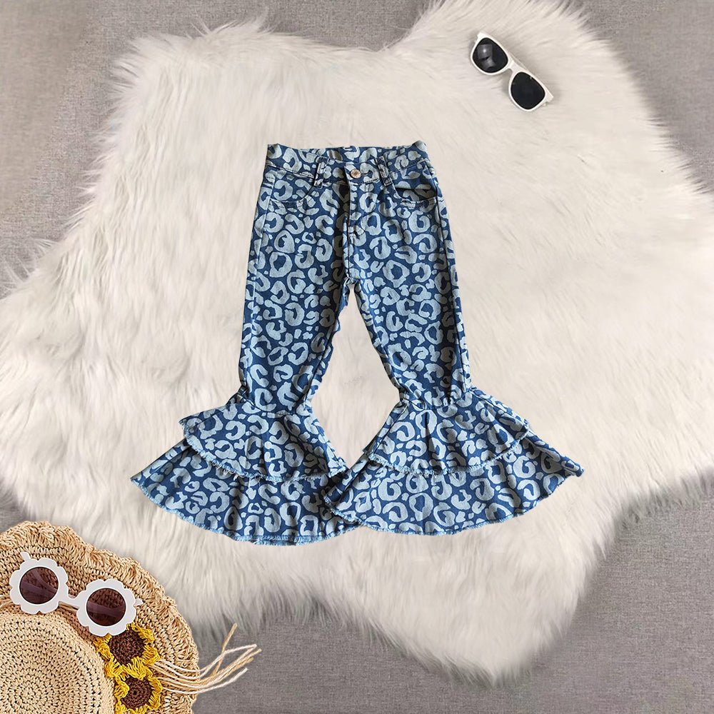 RTS NO MOQ Baby Girls Clothes Jeans: Flared & Ripped