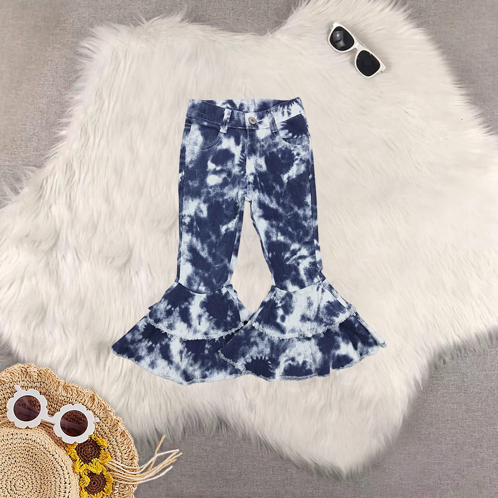 RTS NO MOQ Baby Girls Clothes Jeans: Flared & Ripped