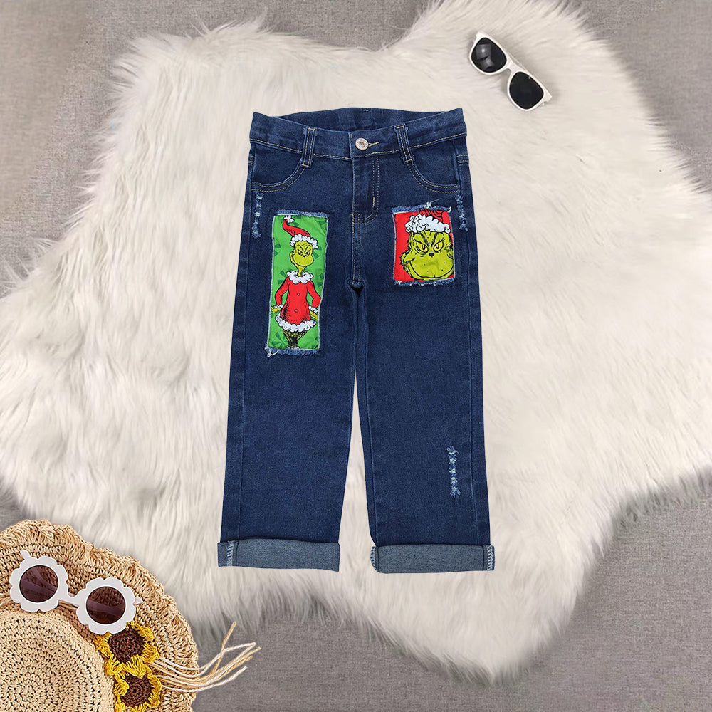 RTS NO MOQ Baby Girls and boy Clothes Jeans: Flared & Ripped