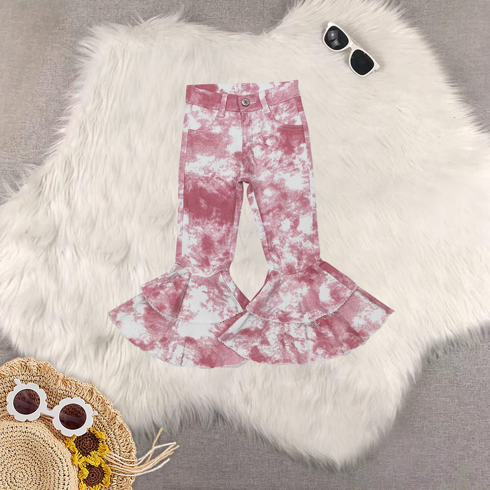 RTS NO MOQ Baby Girls Clothes Jeans: Flared & Ripped