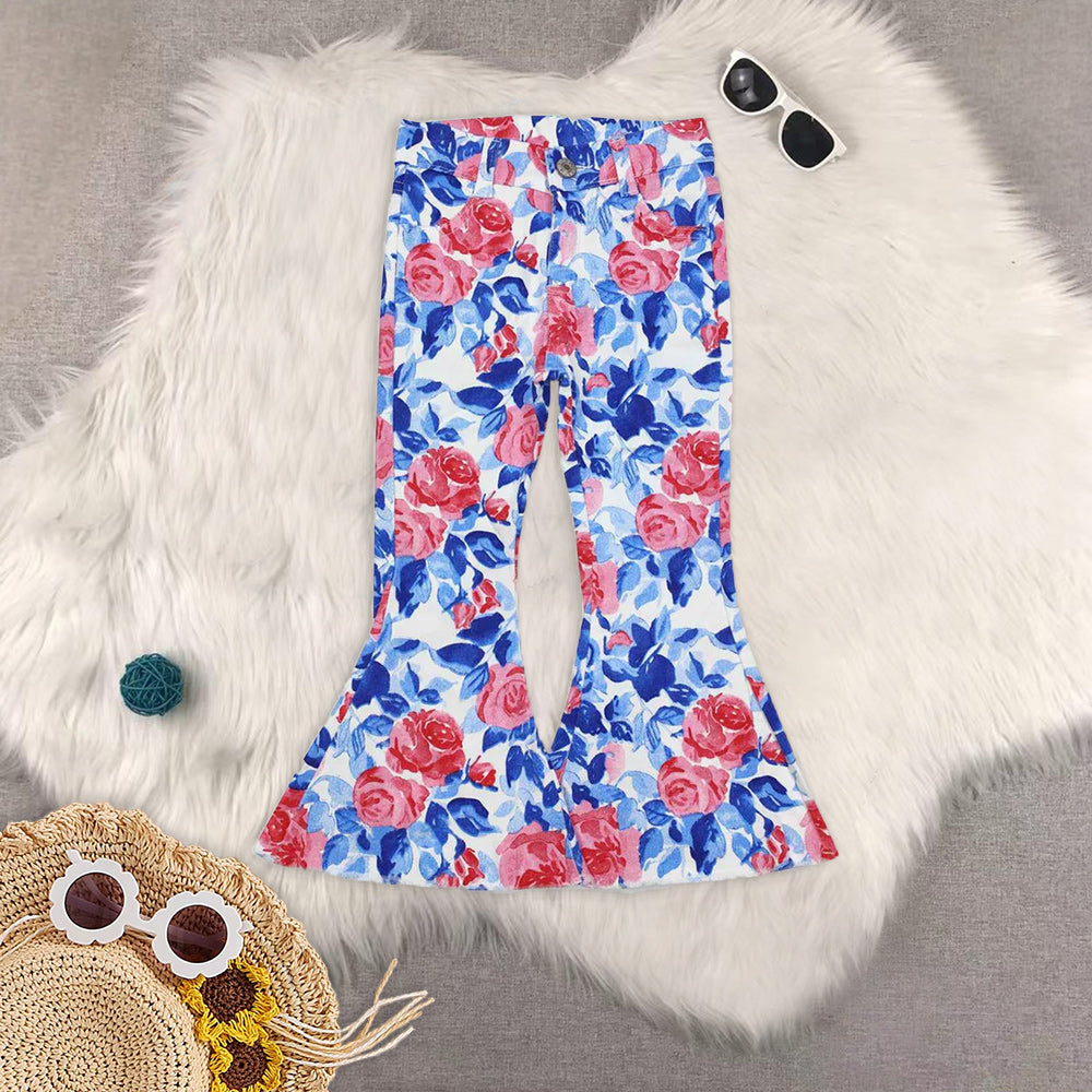 RTS NO MOQ Baby Girls and boy Clothes Jeans: Flared & Ripped