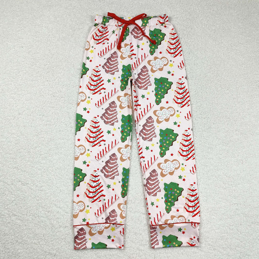 rts no moq P0506 Adult female Christmas tree cookie gingerbread man trousers