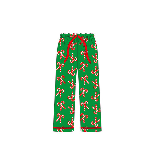 NO MOQ P0531 pre-order adult women pant Christmas green pajamas pant-2024.7.8