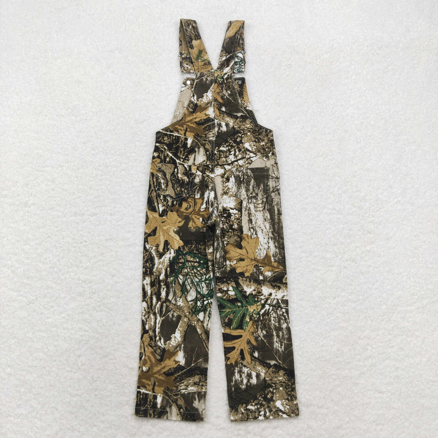 rts no moq P0533 Leaf and branch camouflage denim suspenders