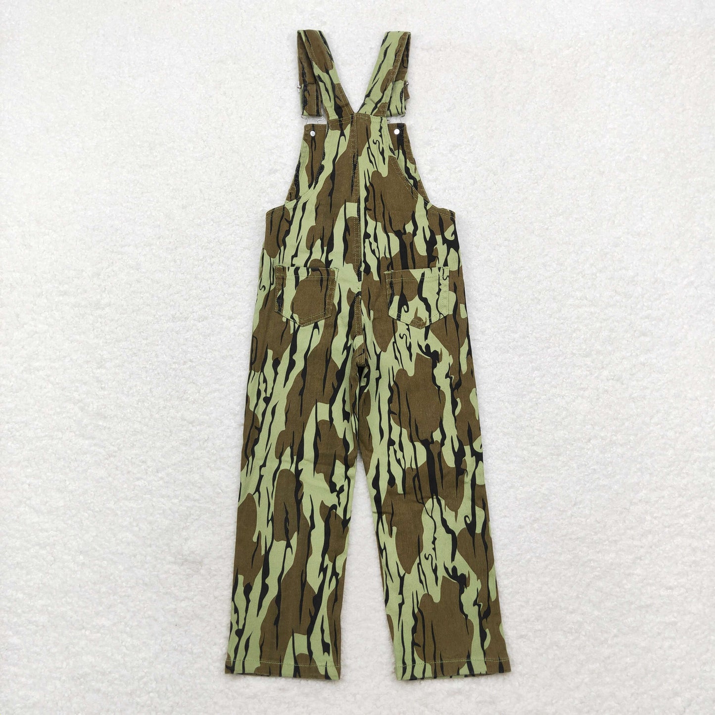 rts no moq P0534 Military green camouflage denim suspenders