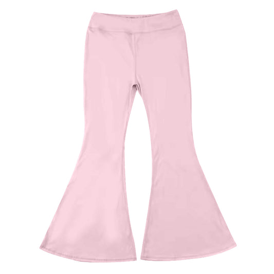 no moq P0576 pre-order baby girls clothes light pink Yoga Wear long pants-2024.8.1