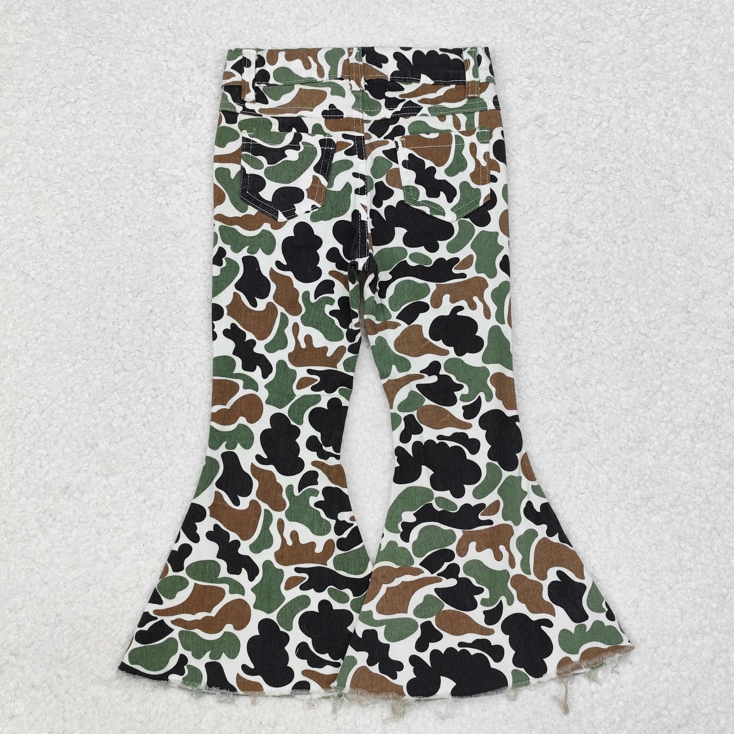 RTS NO MOQ ETA 5/7days Arrived P0582 Brown green camouflage beige denim trousers