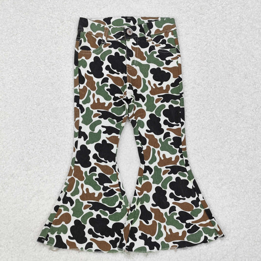 RTS NO MOQ ETA 5/7days Arrived P0582 Brown green camouflage beige denim trousers