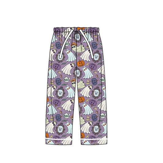 no moq P0597 xs-5xl pre-order adult women pumpkin ghost purple pants adult pants-2024.8.7