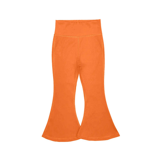 no moq P0684 pre-order baby girls clothes orange Yoga Wear long pants-2024.9.27