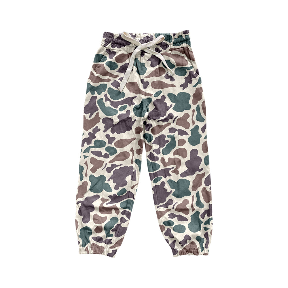 no moq P0697 pre-order baby girls clothes camouflage long pants-2024.10.10